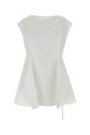 Carven White Poplin Esperanto Top