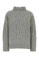 Jil Sander Grey Wool Sweater