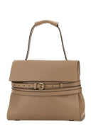 Moschino Beige Nappa Leather Shoulder Bag