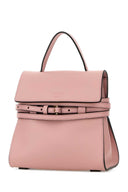 Moschino Pink Nappa Leather Small Tie Me Handbag