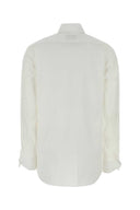 Moschino White Stretch Poplin Shirt