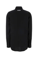 Moschino Black Stretch Poplin Shirt