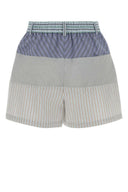 Moschino Embroidered Poplin Shorts