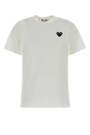 Comme Des Garcons Play 白色棉质 T 恤