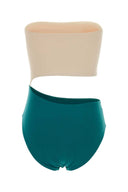 Eres Two Tone Stretch Nylon Double Swimsuit