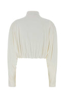 Alaia White Viscose Blend Jacket