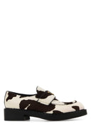 Prada Printed Calf Hair Loafers
