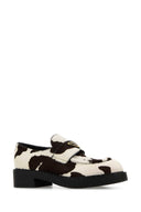 Prada Printed Calf Hair Loafers