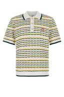 Casablanca Embroidered Cotton Polo Shirt