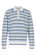 Casablanca Embroidered Cotton Polo Shirt