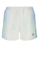 Casablanca White Polyester Swimming Shorts