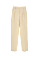 Bode Cream Viscose Blend Wide Leg Pant