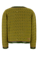 Bode Pistachio Green Wool Blend Fairyfloss Cardigan