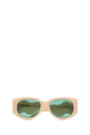 Casablanca Ivory Acetate Sunglasses
