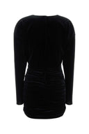 Dolce & Gabbana Black Velvet Mini Dress