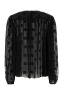 Dolce & Gabbana Black Organza Blouse