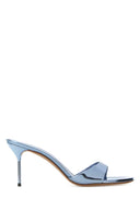 Sabot Lidia in pelle azzurra Paris Texas