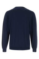 Fedeli Navy Blue Wool Sweater