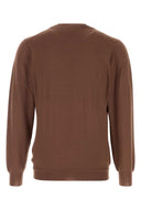 Fedeli Brown Wool Sweater