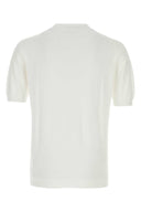 Fedeli White Cotton Sweater