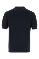 Fedeli Navy Blue Cotton Sweater