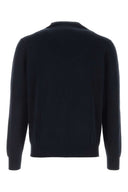 Fedeli Navy Blue Cotton Sweater