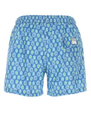 Fedeli Printed Polyester Swimming Shorts