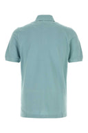 Fedeli Light Blue Piquet Polo Shirt