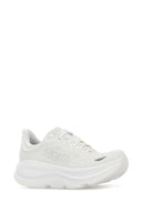 Hoka One One White Fabric W Bondi 9 Sneakers