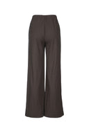 Harris Wharf London Women Flared Trousers Rayon