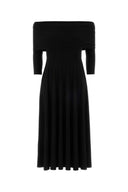 Norma Kamali Black Jersey Dress