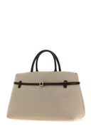 Manu Atelier Cappuccino Canvas Le Cambon 40 Shopping Bag