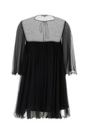 Chloe Black Georgette Mini Dress