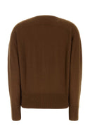 Le Kasha Brown Cotton Lyss Cardigan