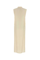 Le Kasha Ivory Silk Namsa Shirt Dress