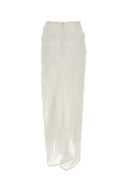 Le Kasha White Linen Skirt