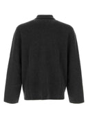 Le Kasha Charcoal Cashmere Cardigan