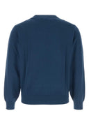 Canali Navy Blue Cotton Sweater
