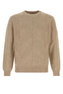 Canali Camel Cotton Blend Sweater
