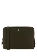 Montblanc Olive Green Leather Sartorial Crossbody Bag