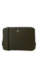 Montblanc Olive Green Leather Sartorial Crossbody Bag