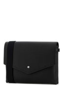 Montblanc Black Leather Companion Crossbody Bag