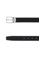 Montblanc Black Leather Reversible Belt