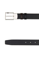 Montblanc Black Leather Reversible Belt