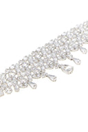 Swarovski Silver Metal Mesmera Necklace