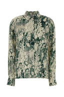 Pt Torino Printed Satin Lucilla Shirt