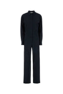 Pt Torino Midnight Blue Wool Jumpsuit