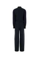 Pt Torino Midnight Blue Wool Jumpsuit