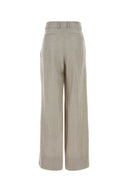 Pt Torino Sand Twill Wide Leg Frankie Pant