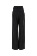 Pt Torino Black Twill Wide Leg Frankie Pant
